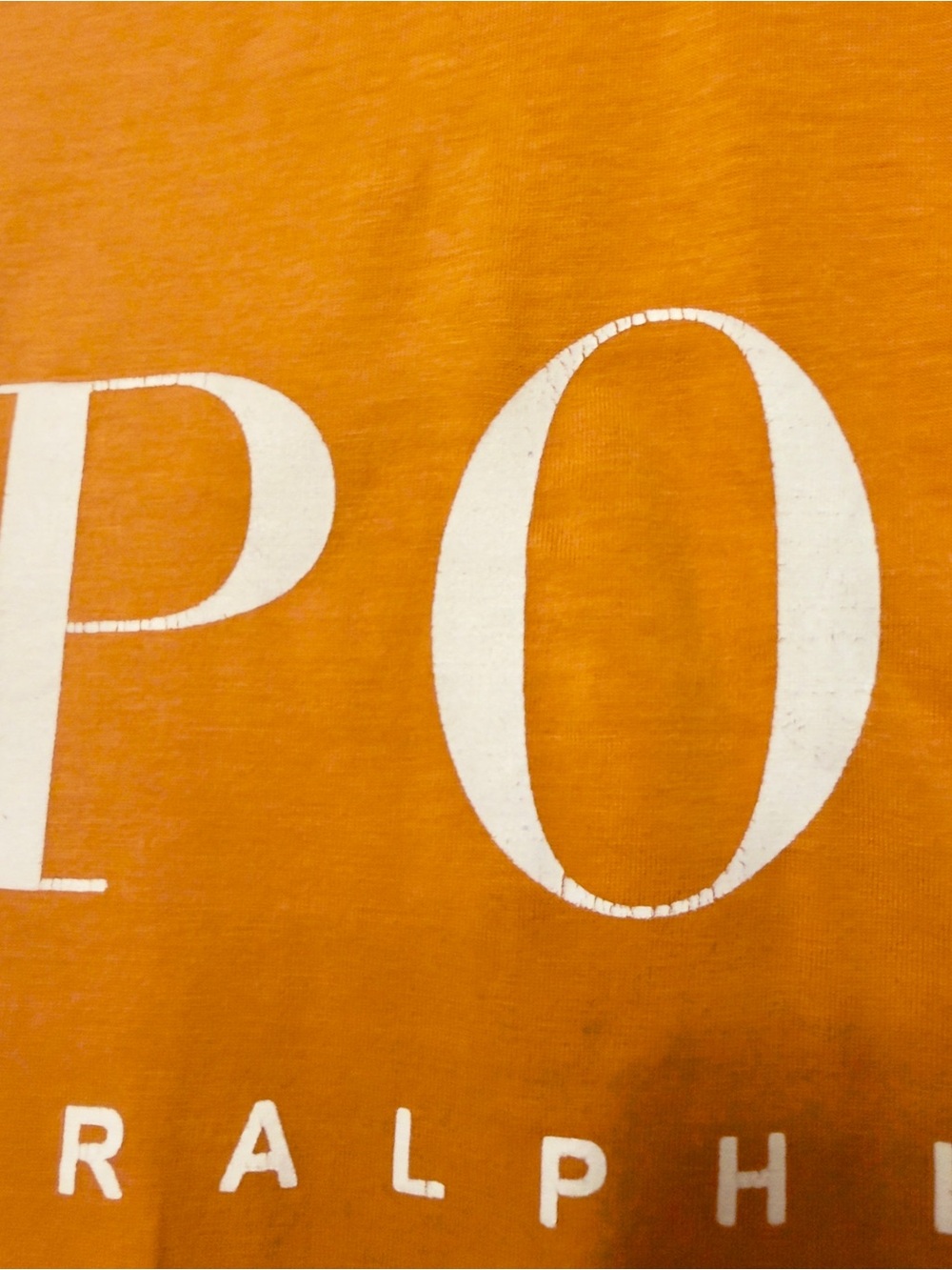Polo Ralph Lauren Crewneck Tshirt Orange Mens Size XL - Picture 5 of 10